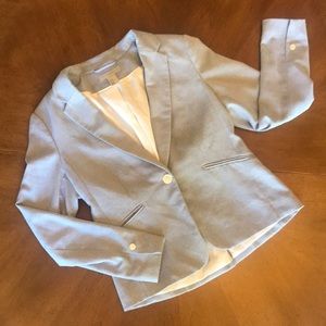 Sz 10 light blue suit jacket H&M